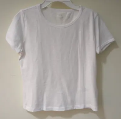 NWT J.Crew White Organic Slub Top Women's Size XS / 0-2 • $10.71