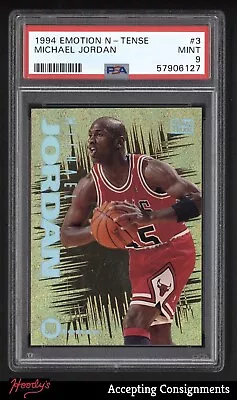 1994-95 Emotion N-Tense #3 Michael Jordan PSA 9 MINT • $152.50