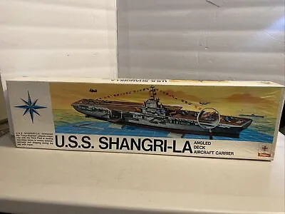 Renwal USS Shangri-La 1:500 Scale Angled Deck Carrier Model Kit No 600 Vintage • $60.14