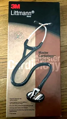 Littmann Master Cardiology Stethoscope 3M 2161 Chestpiece Black Edition From JP • $322