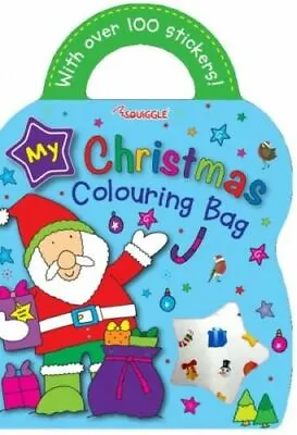 £1.99 • Buy Childrens Christmas Colouring Sticker Activity Book 100+ Stickers Bag Shape Fun