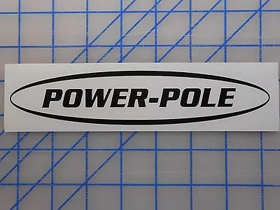 Power Pole Sticker Decal 7.5  11  17  23  Anchor Spike Blade Shallow Water Pin • $3.49