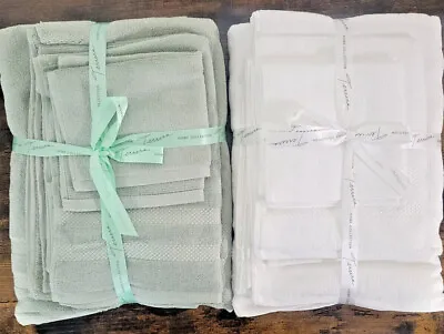 Terrera Bamboo Towel Set 3pcDesert Sage Or 3pcWhite 60% Cotton-Absorbent & Soft • $54