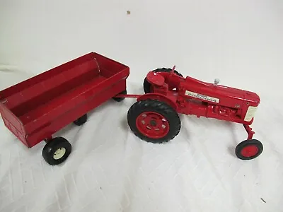 Vintage Ertl Mccormick Farmall 350 Red Tractor Diecast Metal Wagon  • $14.95