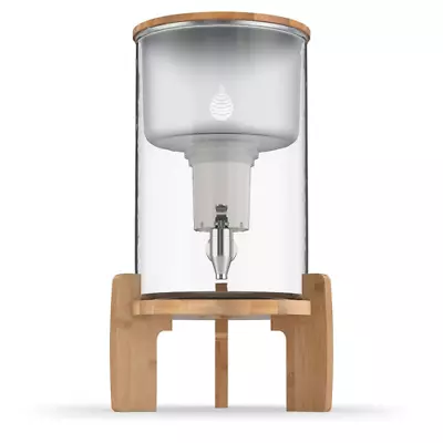 PH Recharge Glass Alkaline Countertop Water Filter Dispenser - 2.25... • £59.99