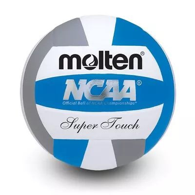 New Molten Super Touch Official NCAA Women's Volleyball Blue White Silver • $78.77