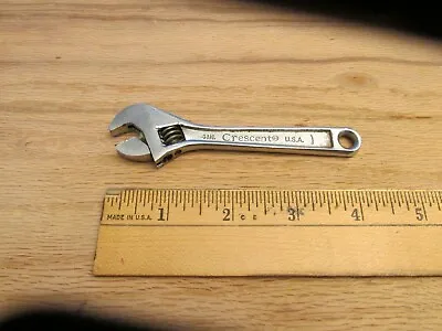Vintage Crestoloy Crescent  4  Adjustable Wrench USA • $14.75