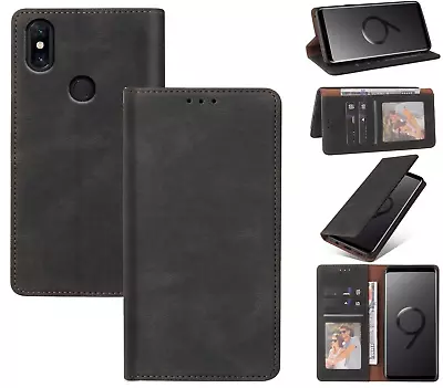 Xiaomi Mi Mix 3 Suede Wallet Case Ultra Slim Concealed Magnet • $9.90