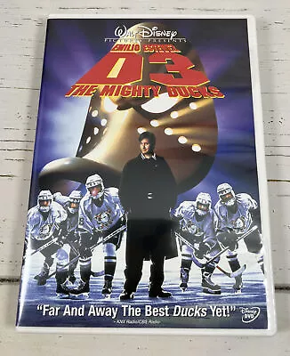 D3: The Mighty Ducks DVD Emilio Estevez Walt Disney Hockey • $2.75