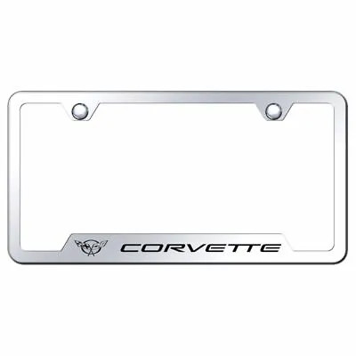 Corvette C5 Mirrored Chrome Stainless Steel License Plate Frame - GF.COV5.EC • $35.95