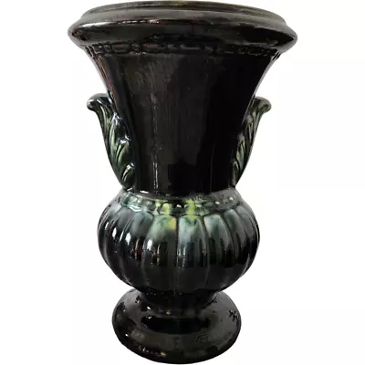 McCoy Pottery Blended Brush Majolica Jardiniere Vase 1916 • $456.95