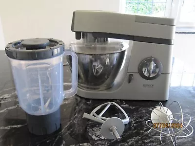 Kenwood Chef Classic KM400 (used) Including Accessories In Titanium.  • £80