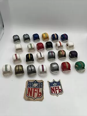 Vintage NFL Mini Gumball Vending Machine Football Plastic Helmets Lot Of 25 • $29.99