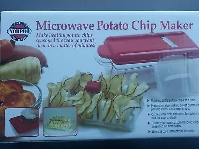 Norpro Microwave Potatoe Chip Maker For Healthy Potato Chips Seasoned Your Way • $6.99