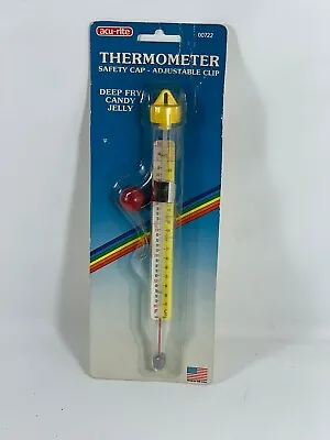 Vtg Acu-Rite Thermometer Candy Jelly Deep Frying No. 00722 Made In USA • $10.90