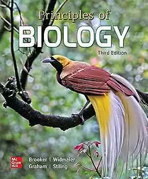 Principles Of Biology - Hardcover By Brooker Robert; Widmaier Eric; - Good • $91.05