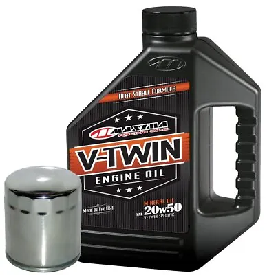 Engine Oil Change Kit For Harley Davidson V-Rod V-Twin HF174C  Maxima HIFLO • $59.67
