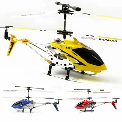 Syma RC Helicopter 3.5CH S107G Mini Aircraft Metal Remote Control GYRO Kids Gift • $19.39
