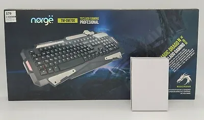 $55 • Buy Norge Magic Dragon Teclado Professional Gaming Keyboard TM-GM700 / Mouse Bundle