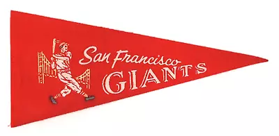 Original Vintage San Francisco Giants Mini Felt Pennant  A4186 • $20