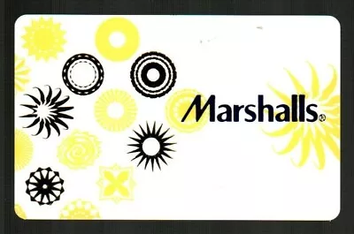 MARSHALLS Golden Flowers ( 2008 ) Gift Card ( $0 ) • $2.50