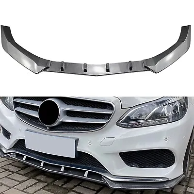 Front Bumper Spoiler Lip For Mercedes Benz E Class W212 Sport 2013-2015 2014 New • $80.58