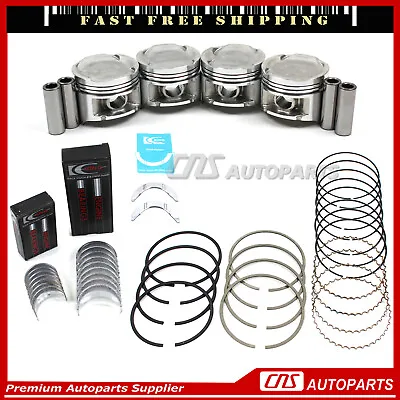 REF# 13011P28A02 Pistons Rings Main Rod Bearings 92-95 Honda Civic 1.6 D16Z6 P28 • $1109.96