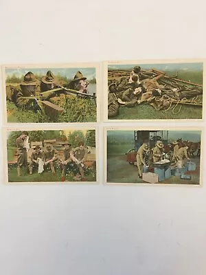 Vintage Postcard Lot Early 1900's Military Life. Cards  Never Used. • $15