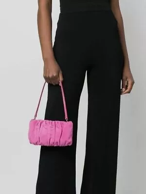 $77.48 • Buy $195 Staud Women Pink Beaded Bean Convertible Spain Shoulder Clutch Purse Bag