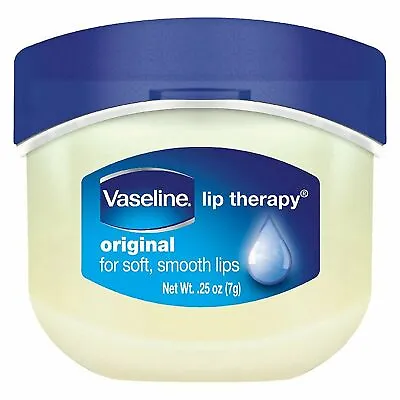 Vaseline Lip Therapy Petroleum Jelly Soft & Smooth Lips Original 0.25oz 6 Pack • $25.19