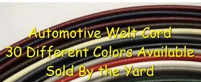 Auto Pro Welt Cord Piping Extruded Trim Outdoor UV Upholstery Vinyl BTY 30 Color • $6.89