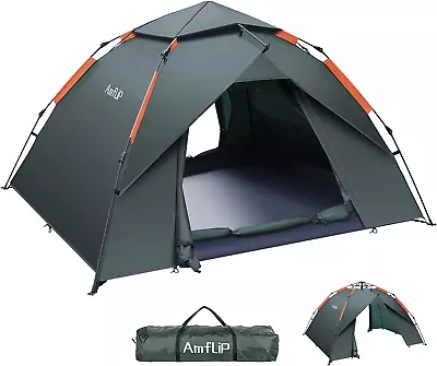 Camping Tent Automatic 2-3 Man Person Instant Tent Pop Up Ultralight Dome Tent 4 • $111.99