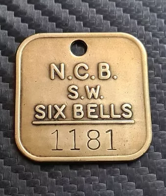 £12.99 • Buy Original Six Bells Colliery Pit Check Wales Welsh Miners Lamp Tally