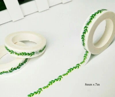 $2.30 • Buy Japan Washi Tape Green Leaves 8mm X 7m MT4473