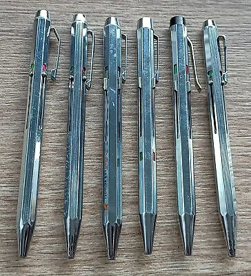 Old Vintage Set Of 6 X Multicolor Pen Rare • $95