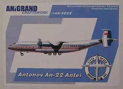 Anigrand 1/144 ANTONOV An-22 ANTEI Soviet Transport Plane • $215.80