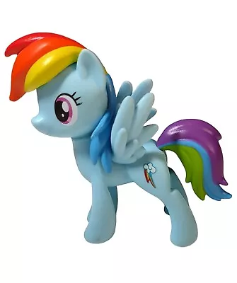 My Little Pony Rainbow Dash Plastic Toy Figure 3.5in Hasbro 2017 Molded Hair • $4.99