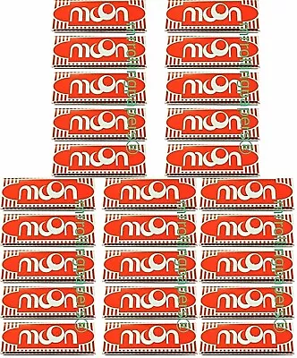 $12.72 • Buy 25 Packs Moon Red Rolling Papers Slow Burning 50 Leaves - Great Prices! 500 Lvs!