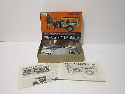 Vintage Gabriel HUBLEY Model A Station Wagon Metal Model Car Kit  #4858 With Box • $39.99