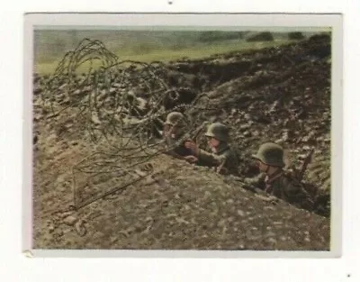 German Military World War 1 Card - Laying Barbed Wire In The Trenches • $3.19