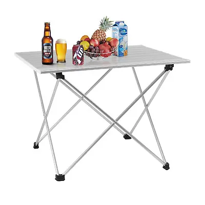 Outdoor Portable Camping Table Lightweight Alu Table W/ Carry Bag Picnic Garden • £17.99