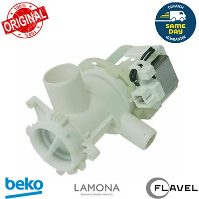 £17.45 • Buy Genuine Beko Washing Machine Drain Pump & Filter 2840940200