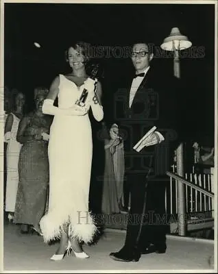 1966 Press Photo Judy Jordan & Larry King At Miss World Pageant In Cape Coral • $29.88