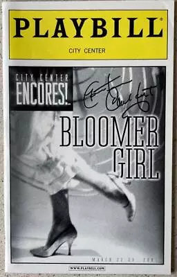 Kathleen Chalfant (only) Signed Playbill Bloomer Girl Encores 2001 Philip Bosco • $14.98