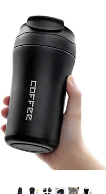$9.99 • Buy Insulated Coffee Cup Mug 13oz Stainless Steel Travel Mug Double Wall Vacuum New