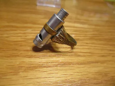 Vintage 1940's Tom Mix Musical Whistle Ring Ralston Cereal Mail Premium • $16.50