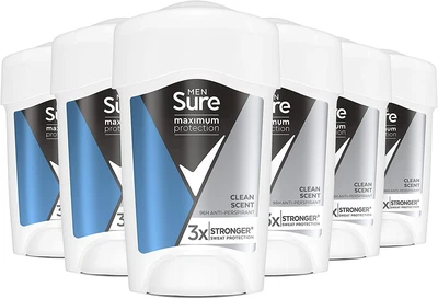 £25.92 • Buy Sure Maximum Protection Clean Scent 96h Protection 45 Ml (Pack Of 6) 
