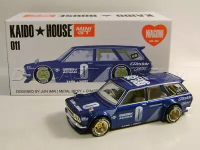 Datsun 510 Wagon Pro Street 011 Blue Kaido House Mijo Mini Gt Diecast 2022 Rare • $23.98