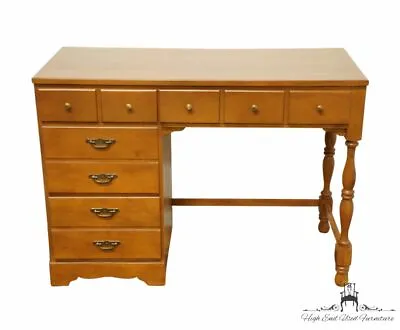 KROEHLER FURNITURE Solid Hard Rock Maple Mid Century Colonial 43  Student Wri... • $334.39