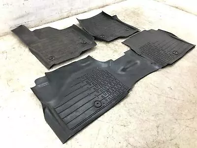 2018 LINCOLN NAVIGATOR OEM FRONT & REAR ALL WEATHER RUBBER FLOOR MAT SET X4 • $143.36